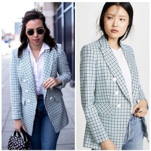 VERONICA BEARD || Moroso Dickey Jacket Turquoise Multi Tweed Blazer Size 0